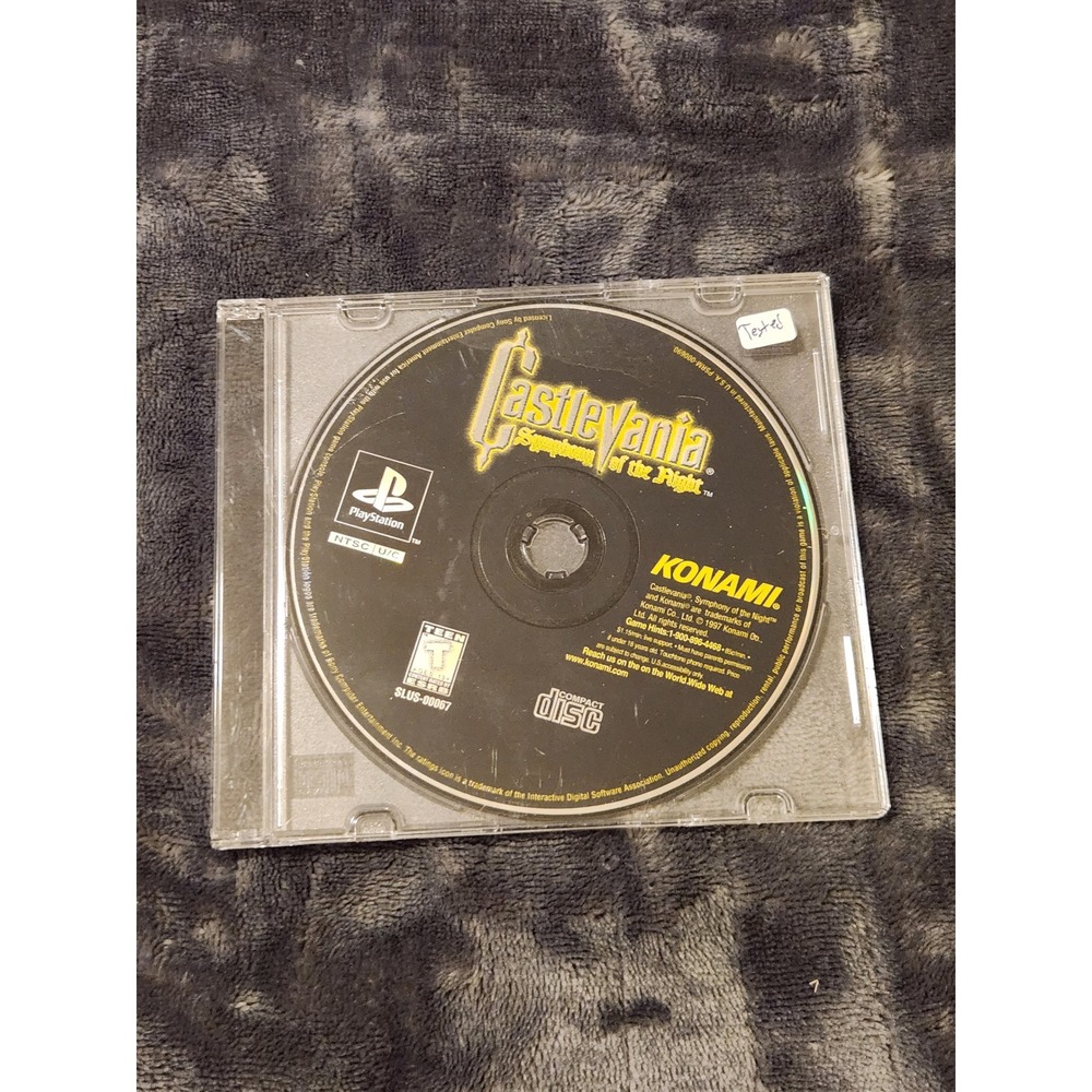 Castlevania Symphony of the Night Sony PlayStation 1 PS1 Disc Only TESTED